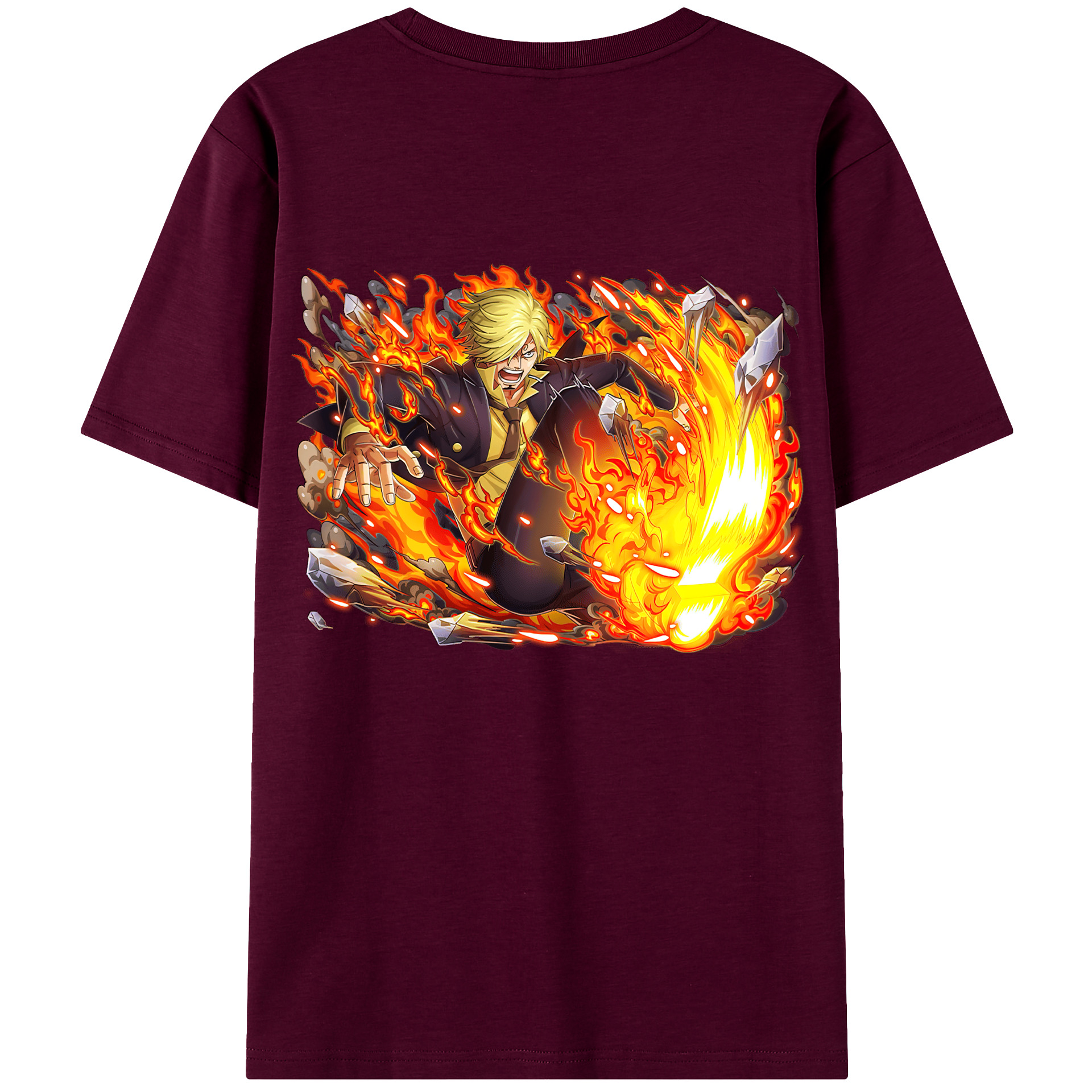 （画像用） ワンピース サンジ ONE PIECE Sanji レディース半袖Tシャツ(バックプリント)